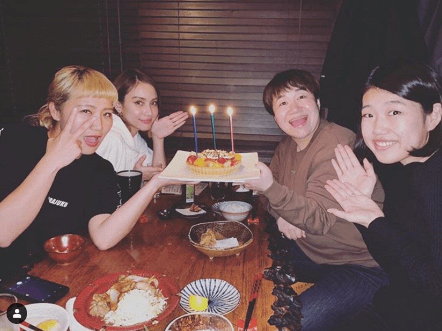 （左から）丸山桂里奈、滝沢カレン、近藤春菜、横澤夏子