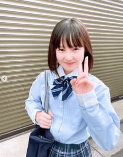 本田紗来、中学入学式の制服姿が尊い「天使」「クラス一のマドンナ」
