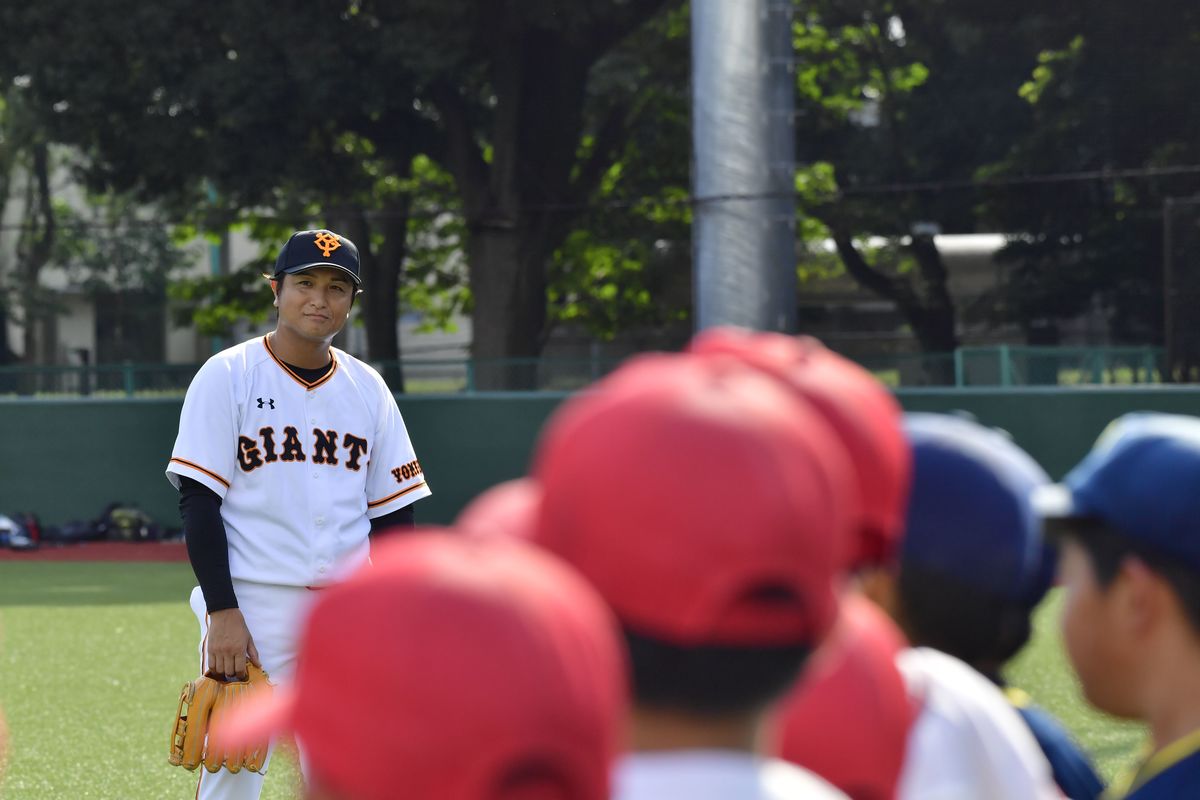 巨人 高橋由伸前監督 子供たちの容赦ない疑問に答える ファンケル キッズベースボール ２０１９ 日刊大衆