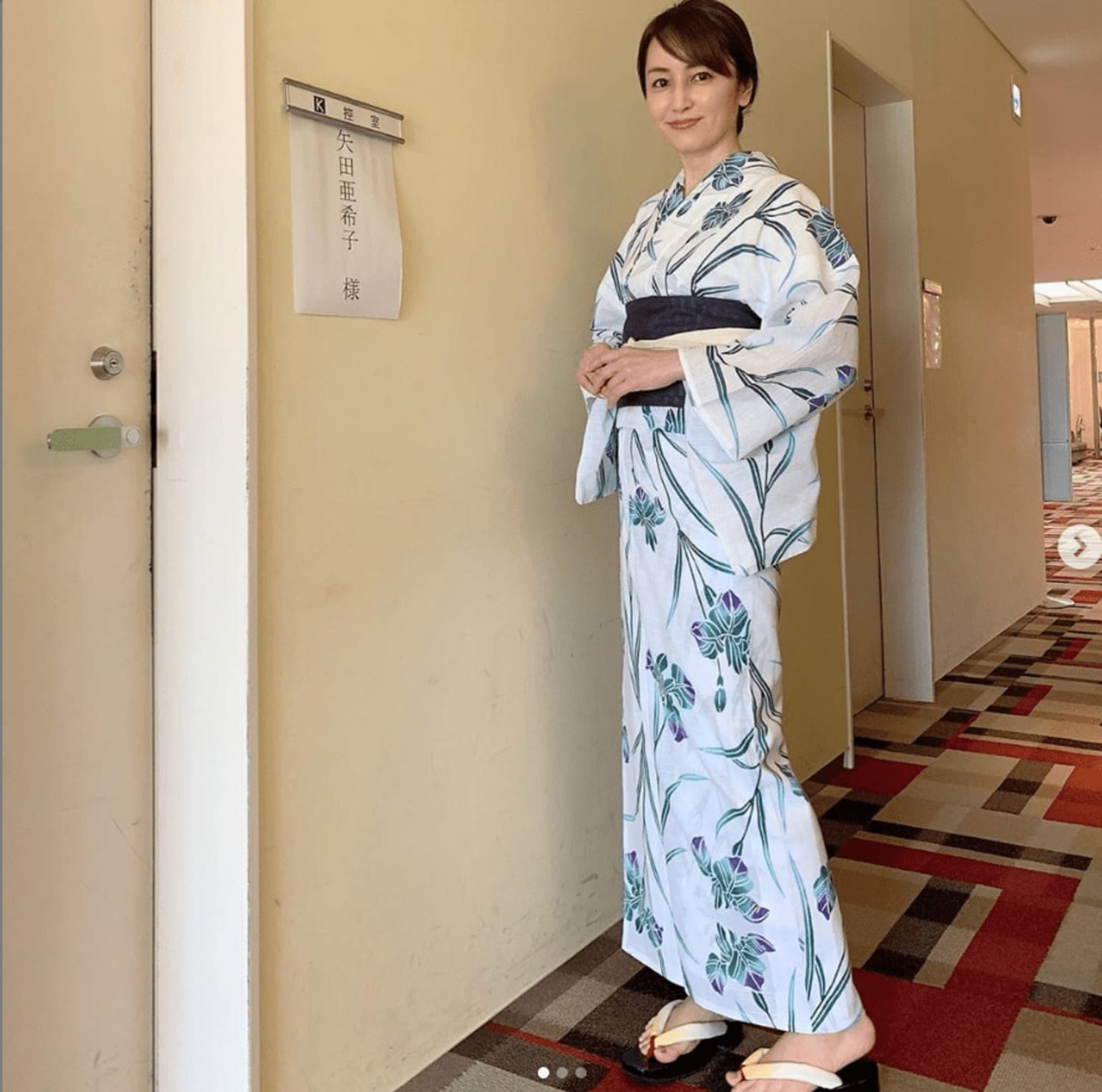 矢田亜希子、色気漂う浴衣姿で魅了「七夕美人」「美しい織姫」の画像