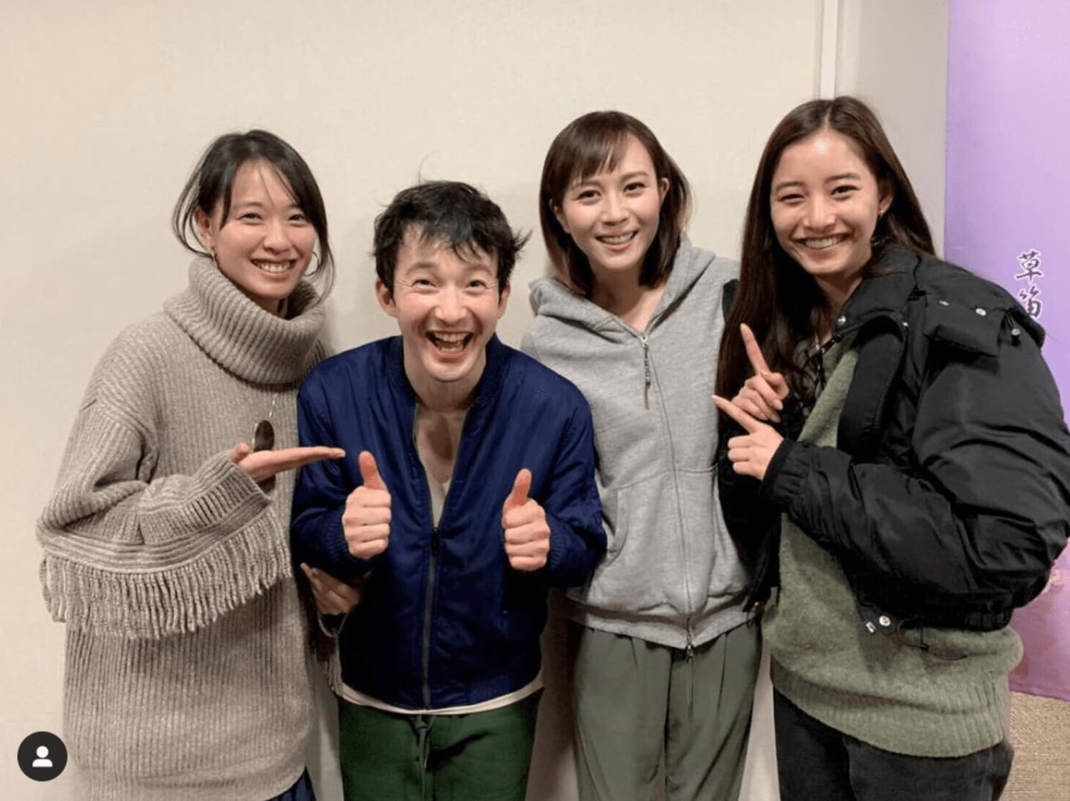 （左から）戸田恵梨香、浅利陽介、比嘉愛未、新木優子