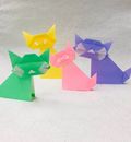 猫の折り紙ワークショップ